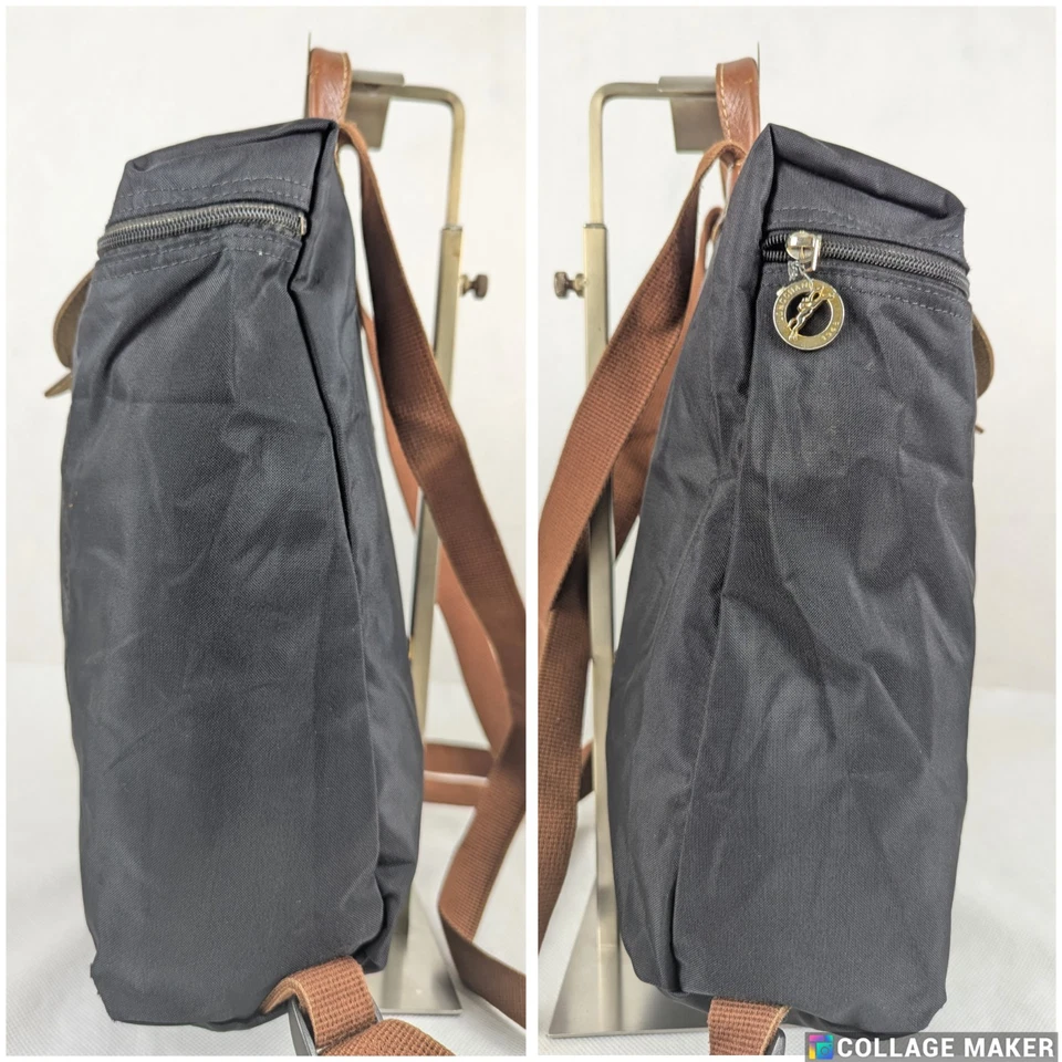 Mochila plegable Longchamp Le Pliage de nailon negra Foto 3 de 4