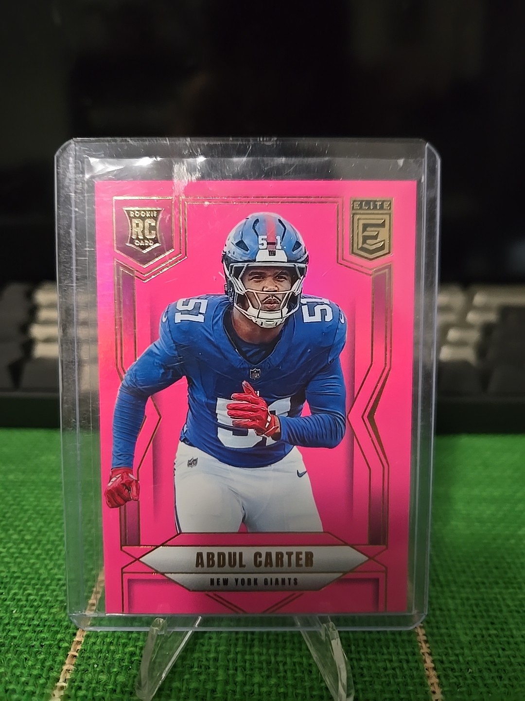 2025 Panini Donruss Elite - Rookies Abdul Carter #111 Pink Ink (RC)