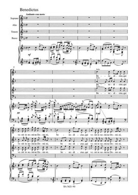 Mass in B-flat major Op.post.141 D 324 (Vocal Score) Mixed Voices Choir Music Sc