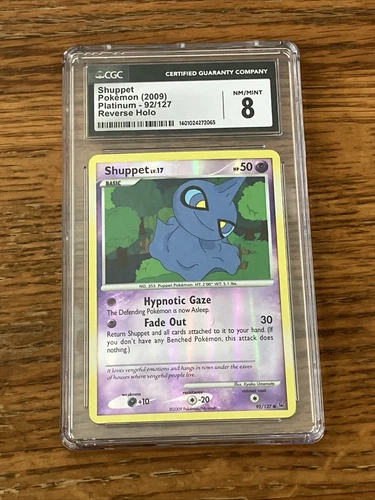 Shuppet 92/127 Reverse Holo Platinum Base Set Pokemon TCG Card 2009 CGC 8 Graded