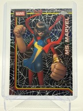 2026 Topps Chrome Marvel Ms. Marvel #83 Spider-Web Refractor /399