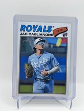 2026 Topps Heritage JAC CAGLIANONE RC! #136 Kansas City Royals