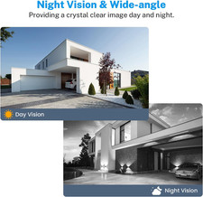 1080P Wireless Video Doorbell Camera Battery Powered AI Human and Motion Storage