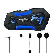 FX4 Pro Motorcycle Intercom Motorbike Helmet Bluetooth Headset 4 Riders 1000M