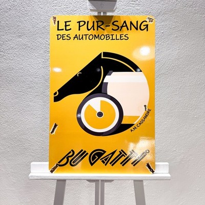 Bugatti Le Pur-Sang Des Automobiles  Metal Sign   40 × 60 cm  (15.7  × 23..6 )