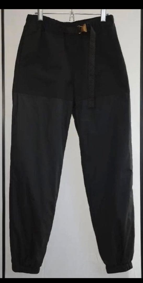 Sacai Nylon Jogger Pants M Black 2022 Sample Unused Mens Fashion