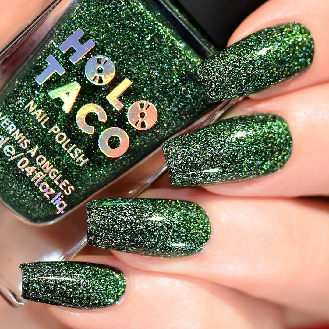 Holo Taco Far from the Tree Unused UK seller Holotaco Glitter Holographic Green