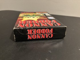 Atari Jaguar Cannon Fodder Cartridge & Box Authentic Tested & Works!