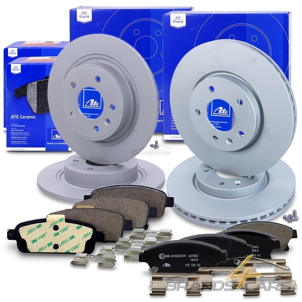 ATE Bremsscheiben +Ceramic BremsbelÄGe Vorne+Hinten FÜR Opel Astra J Zafira C-image