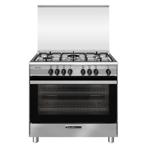Glem Gas SA965MI6 Cucina A Gas 5 Fuochi 90X60 Forno Multifunzione Elettrico-image