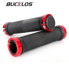 Ergonomic Rubber Bicycle Handlebar MTB Mountain Bike Grips Cycling Lock-On Ends