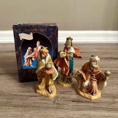 The Three Kings Fontanini 1992 Nativity Figurines Set Of Three 5  Scale Heirloom
