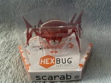 BNIP Hex Bug Red Scarab High Energy Flipping Micro Robotic Creature