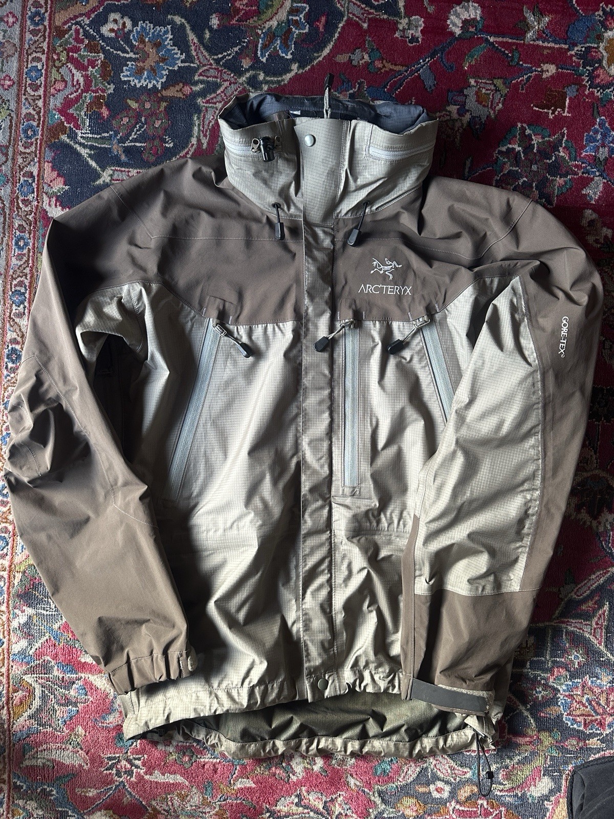 Arc'teryx Theta AR Giacca Vintage "Pietra" Piccola Uomo Rara Graal
