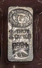 Yeagers Poured Silver "Trump" 1 Troy Oz Silver Bar! .999 Fine Silver Sealed 🇺🇸