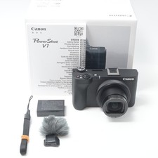 Canon PowerShot V1 22.3MP Compact Digital Camera Black MINT 6196