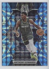 2022-23 Panini Mosaic Reactive Blue Mosaic Prizm Anthony Edwards #26 03rx