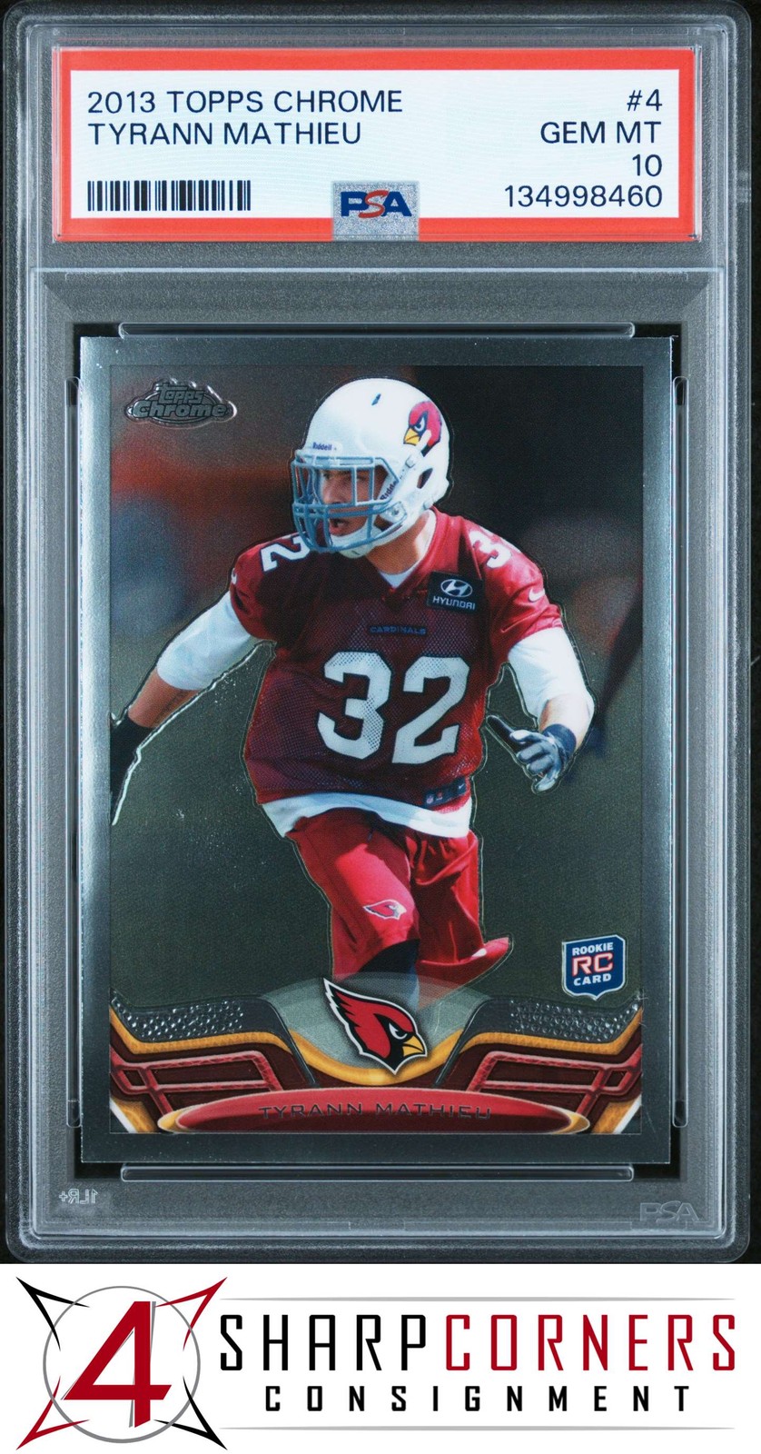 Tyrann Mathieu Topps Chrome #4 Base