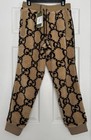 NWT Size M Gucci GG Supreme Jumbo Logo Wool Sweatpants Guaranteed Authentic — photo 2