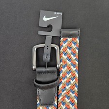Nike Men's Size XL 42-44 G-Flex Woven Stretch Golf Belt Multicolor S5045063A New