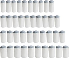 40Pcs Slip on Pool Cue Tips Replacement Billiard Cue Tips 4 Sizes Slip-On Cue Ti
