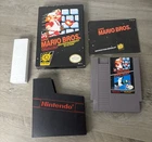 Super Mario Bros - Nintendo NES with Box & Manual - READ, Box Damage 💥
