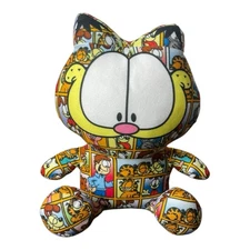 Garfield Plush Stuffed Animal – Comic Strip Print – 10” Soft - KIDS PLUSH