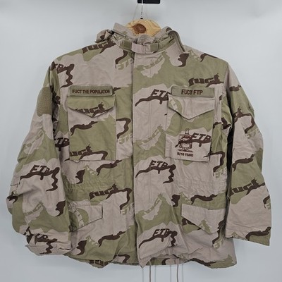 Fuct FTP M65 Jacket Coat Cold Weather Mens XXL Military Desert