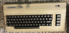 Commodore 64 C64 Computer w/ Original Power Supply  IEC Cable   Untested