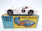 VINTAGE CORGI TOYS 324 MARCOS 1800 GT / VOLVO ENGINE IN ORIGINAL BOX 1966