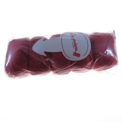KNÄUEL WOLLE/BAUMWOLLE DUNKELORANGE EISEN 3,5/4 250g LA21368