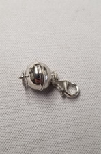 D'Joy Magnetic Jewelry Lock with Lobster Clasp 1" Sterling Silver