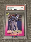 1989 CLASSIC TRAVEL UPDATE II KEN GRIFFEY JR. Rookie (RC) #193 PSA 9 HOF