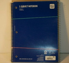 Spiral Notebook 3 Pack, 1 Subject, College Ruled Paper, 8 X 10-1/2 Inch, 70 page