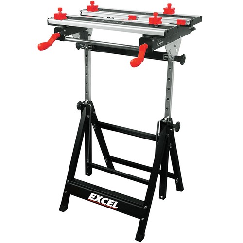 Heavy Duty Portable Workmate Folding Tilting Work Bench Stand Height