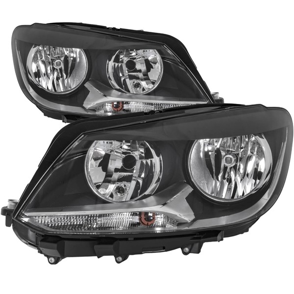 Halogen Scheinwerfer Set FüR VW Touran (1T) Bj. 05/10-12/13 H7/H15 Mit Motor VA6-image