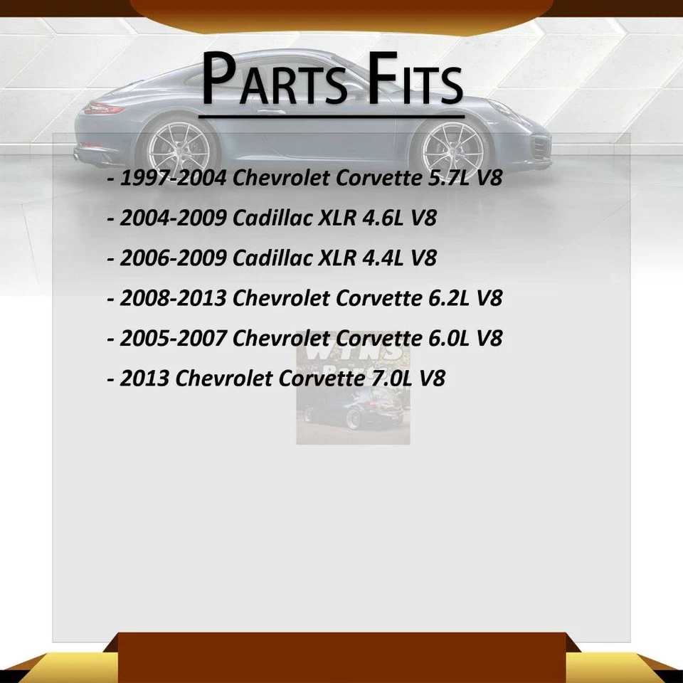 For Cadillac XLR 2004-2009 Front Engine Motor Mounts Anchor 2PCS - Image 2 of 4