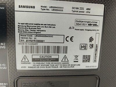 TV Samsung 32'' HD TV wenig gebraucht in der Kiste, mit Gebracusanweisung