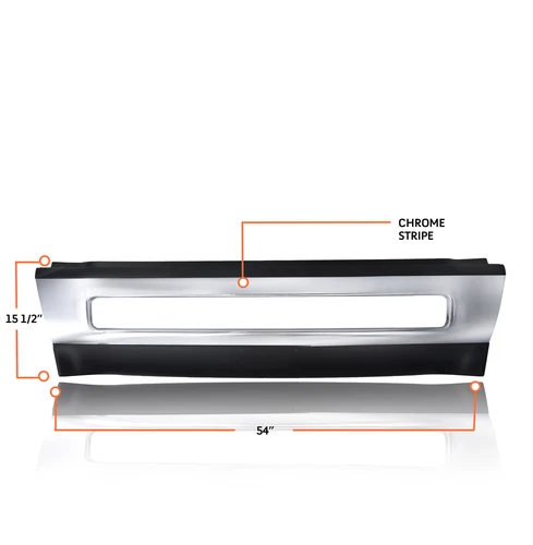 FOR Volvo VNL VN 2004-2017 Bumper Set Pair Left Right Center w/o Fog Light Hole - Bild 3 von 16