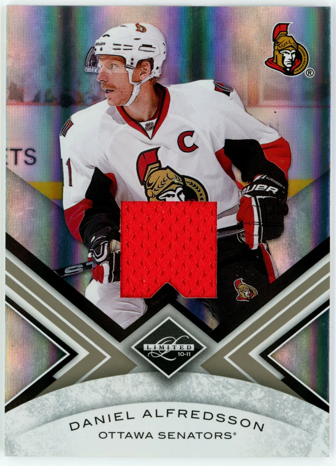 2010-11 Limited Daniel Alfredsson Jersey 15/199 #48