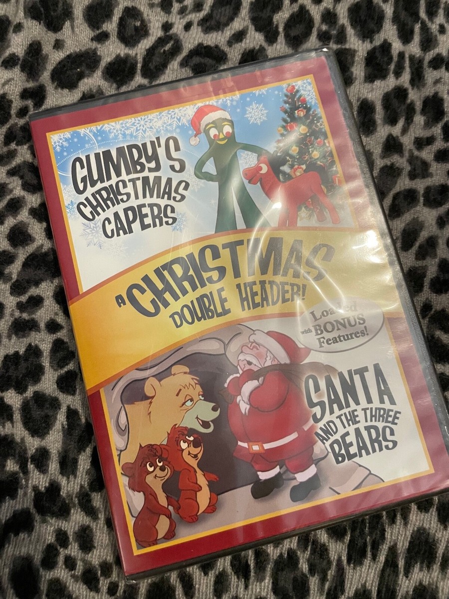 DVD Gumby's Christmas Capers NEW Santa and the three bears Gumby