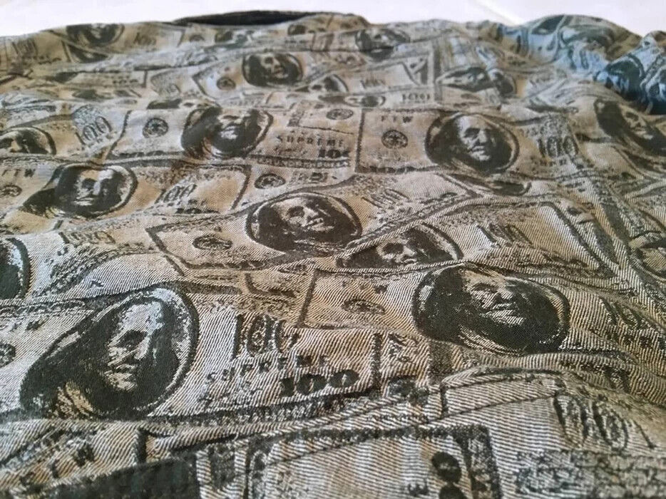 Supreme New York 100 Dollar Bill Green Trucker Jacket Size Large