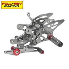 FULL-REV For BMW S1000RR/S1000R 2015-2018 Adjustable Rearset Foot Pegs Footrests