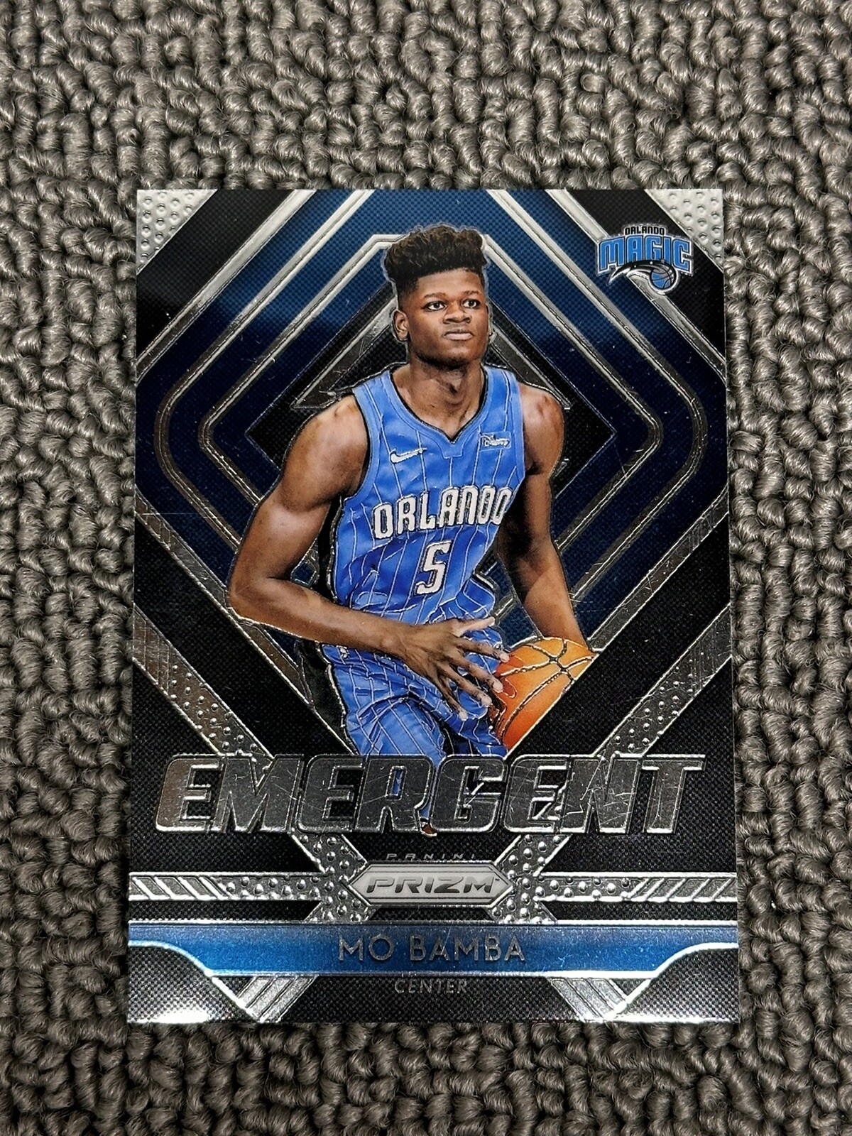 2018-19 Panini Prizm ~ Mo Bamba ~ Emergent Rookie ~ 6 ~ Orlando Magic