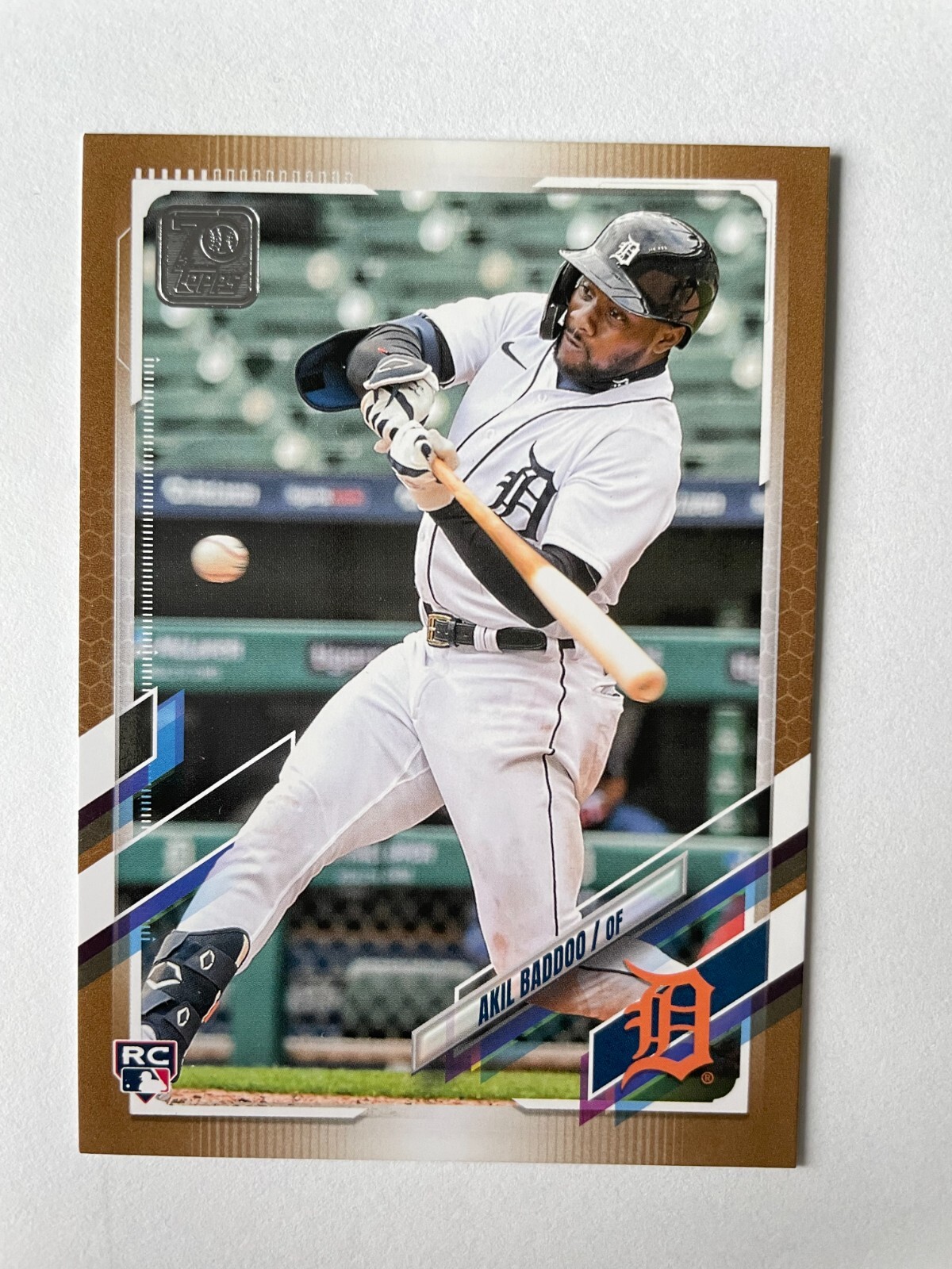2021 Topps Update Series #196 - Akil Baddoo Tigers RC Gold /2021