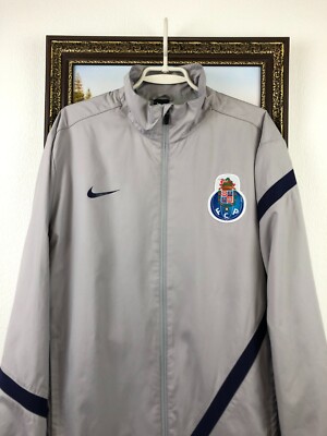 Porto Football Jacket Nike Soccer Track Top Rare Windbreaker Mens