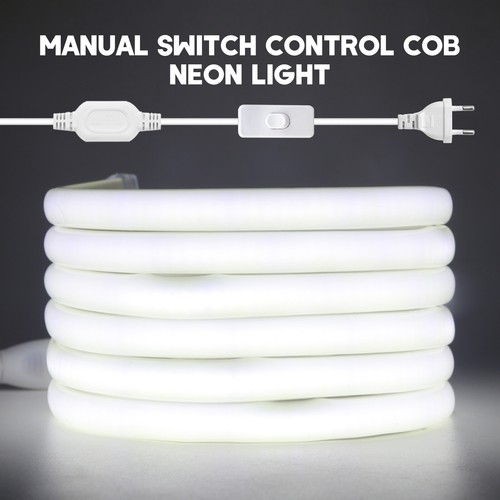 Neon COB LED Striscia Luci 220V 288LEDs/M Impermeabile Dimmable Stanza Esterno - Foto 23 di 29