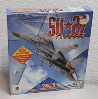 Su27 Flanker The Military Flight Simulator 1995 Computer Game In Box Su27 Flanker The Military Flight Simulator 1995 Computer Game In Box