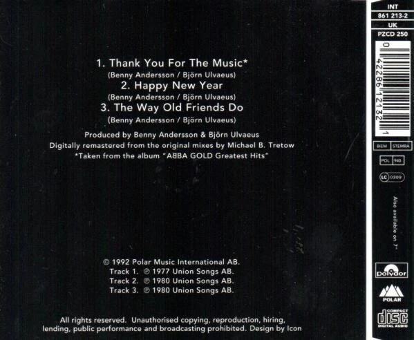 ABBA - Thank you for the music | 3 Track CD-Single - Bild 2 von 2