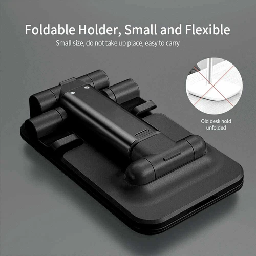 Folding Foldable Tablet Stand Desktop Holder Mount For Cell Phone iPad iPhone 1+ - Picture 9 of 14